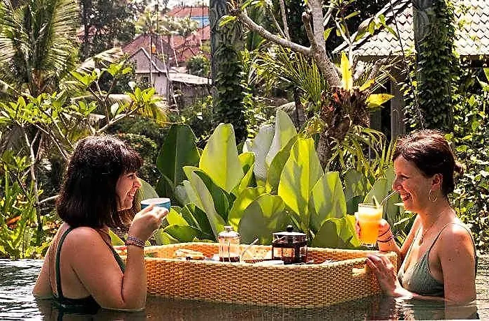 住宿加早餐酒店 Capung Asri Eco Luxury With Private Pool Bedulu